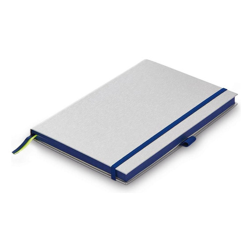 Cuaderno Libreta Anotador Lamy Paper Tapa Dura A5 Al Star Color Plateado/Azul