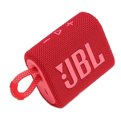 Bocina JBL Go 3 portátil con bluetooth waterproof red 