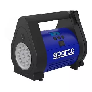 Compresor Aire Sparco C/medidor De Presión Y Linterna Led.