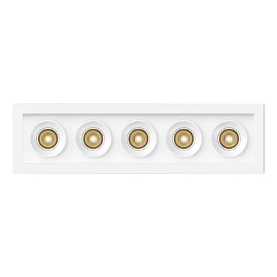 Embutido Micro Runner 5 8w 28° Ww Dim Blanco Blanco