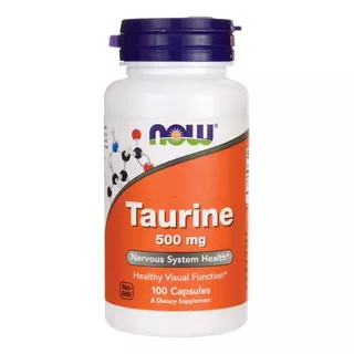 Taurina 500 Mg 100 Cápsulas Veg