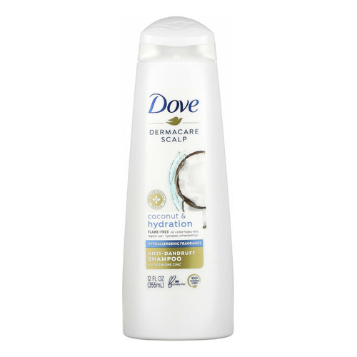 Dove Dermacare Scalp Coconut & Hydration Shampoo Anticaspa