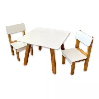 Juego De Mesa Y Sillas Nórdico Laqueado Niños/as. Mamitaweb