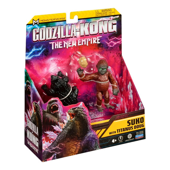 Figura Godzilla Vs Kong Playmates Suko Con Titanus Doug Febo
