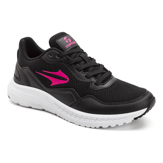 Zapatilla Topper Wind 5 Negro/pink Glo