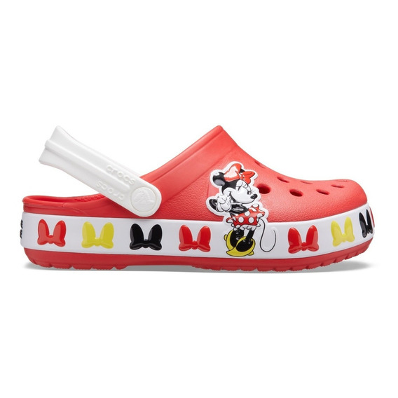 Sandalias Crocs Fun Lab Disney Minnie Mouse Niños Unisex