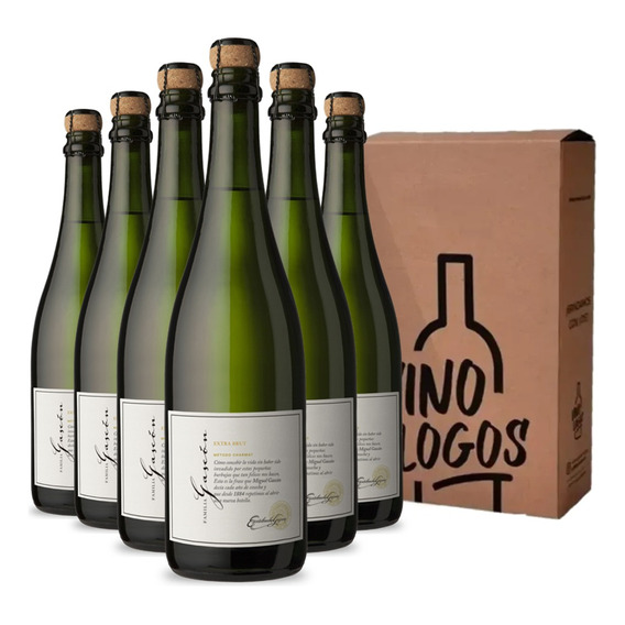 Espumante Familia Gascón Extra Brut Caja X6 - Vinologos