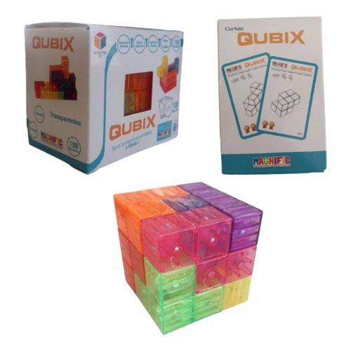 Cubo Magico Qubix Magnific 2181 Estructura Multicolor