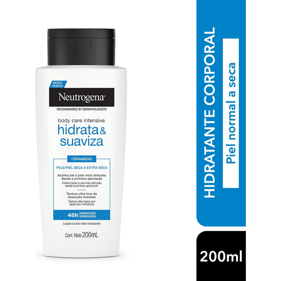 Crema Corporal Neutrogena Body Care Intensive Hidrata & Suaviza X 200 Ml