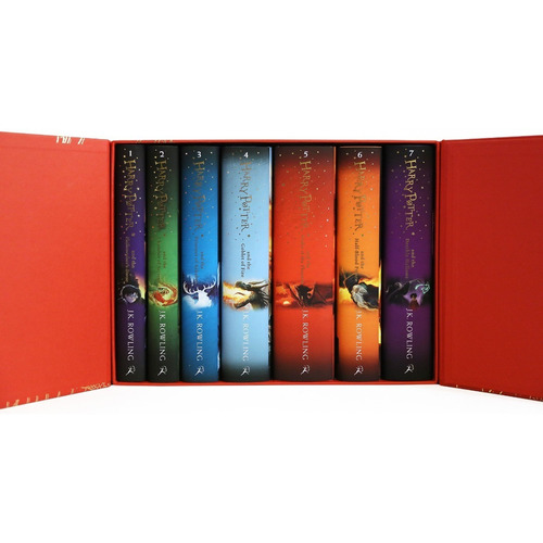 Libro Harry Potter Colección Completa Pasta Dura De Lujo Box