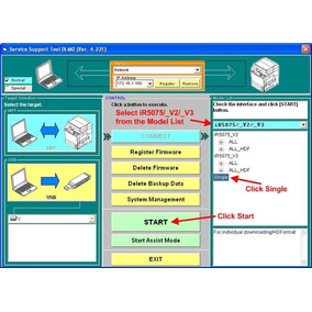 Service Support Tool Canon