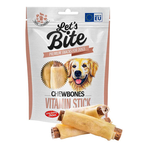 Let´s Bite Snack Dog Chewbones Vitamin Stick 150gr. Np