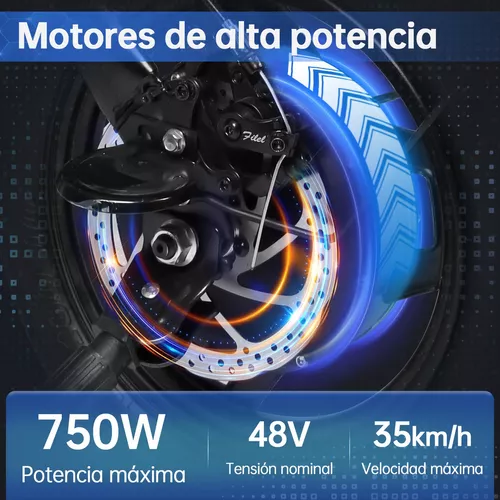 Bicicleta Eléctrica Para Adultos Con Batería Removible De 48v 10 Ah Motor  350w Sin Escobillas 40 Km/H Negra
