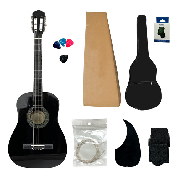 Guitarra Acustica Clasica Kit Paquete Con Accesorios Complet