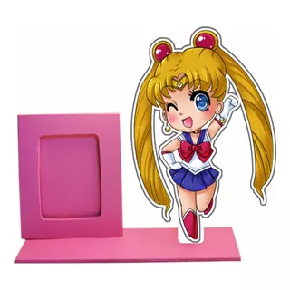 Recuerdos De Sailor Moon 10 Portarretrato Madera Mdf Niñas