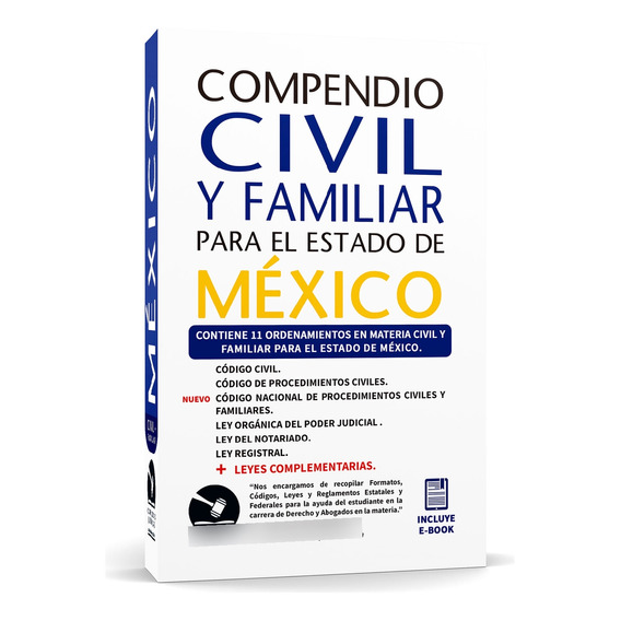 Código Civil Del Estado De Mexico (compendio Civil Edo.mex)