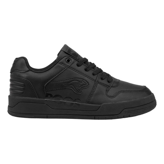 Tenis Casual Urbano Kangaroos Negro Para Mujer