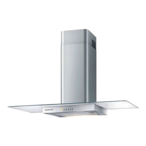 Campana Extractora Continental 90cm Acero Inox Y Vidrio