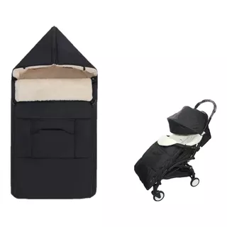 Saco Para Coche Bebé Impermeable Abrigador Forrado Cubre Pie