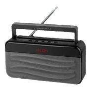 Parlante Bluetooth Wuw-r109 Radio Am/fm 8w Negro Vintage