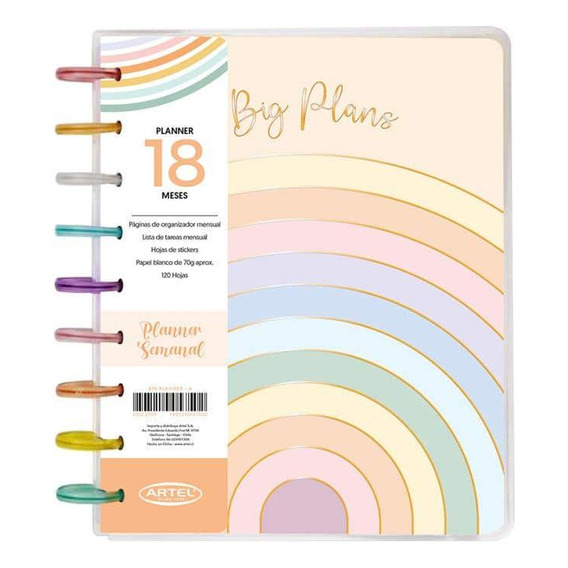 Planner Bigplanner 18 Meses 17 X 23cm