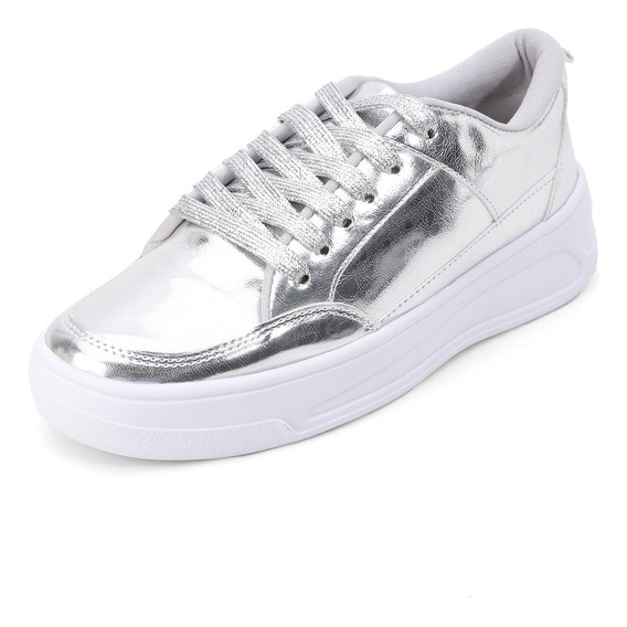 Tenis Dama Plata Tellenzi S47