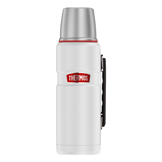Termo Acero 1.2 Lts Marca Thermos King Hts Color Blanco