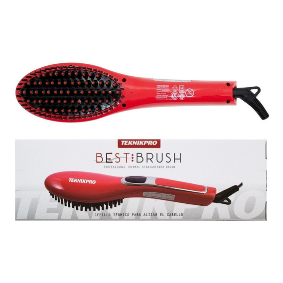 Teknikpro Best Brush Cepillo Térmico Para Alisar El Cabello