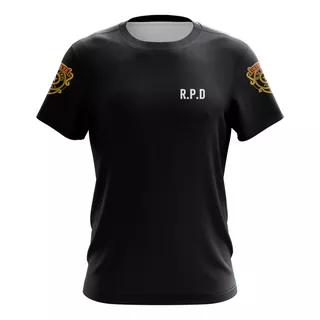 Camiseta Dry-fit Resident Evil Stars Geek Nerd Gamer