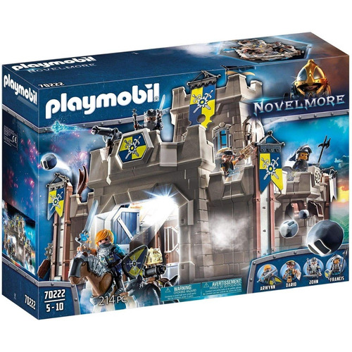 Playmobil Novel More Fortaleza Con Caballeros (214 Pcs)