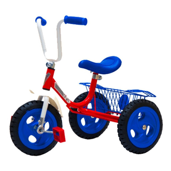 Triciclo De Lujo Katib Con Canasto 575 Color Rojo
