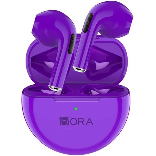 Audífonos Inalámbricos Bluetooth 1hora Color Violeta