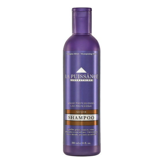 Shampoo Matizador Rubios Grises Silver X 300ml La Puissance