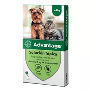Advantage®, Pipeta Antipulgas Para Perros Hasta 4 Kg