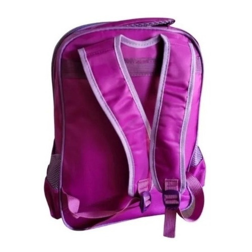 Mochila Escolar Frozen Para Niñas Relieve 3d Infaltil 35 L Color Violeta