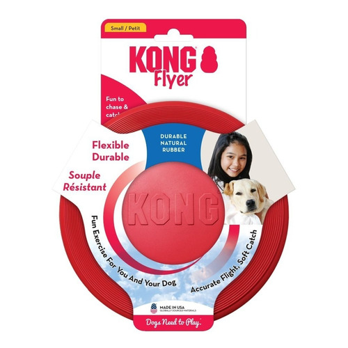 Kong Classic Frisbee Perro S Color Rojo
