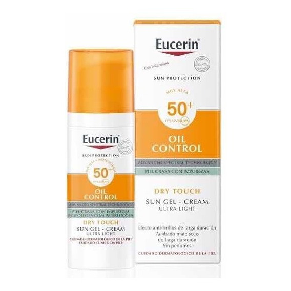 Eucerin Oil Control Toque Seco Spf50+ - 50ml -