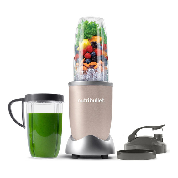 Nutribullet 900w Procesador De Alimentos Dorado 7 Pcs