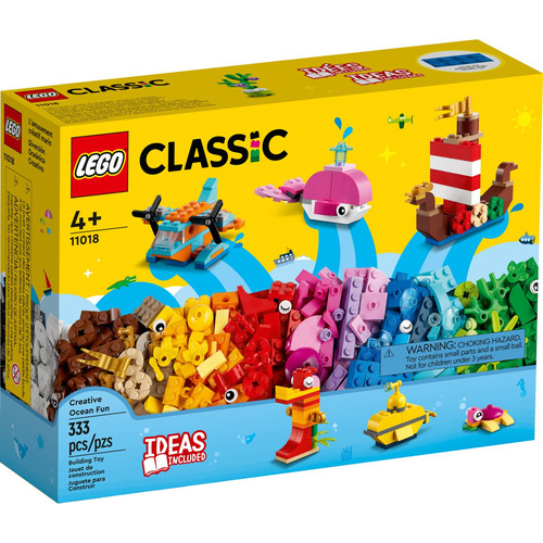 Lego® Classic: Diversión Oceánica Creativa Cantidad de piezas 333
