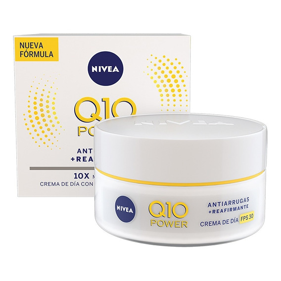 Crema Facial Antiarrugas De Día Nivea Q10 Fps 30 50 Ml Tipo de piel