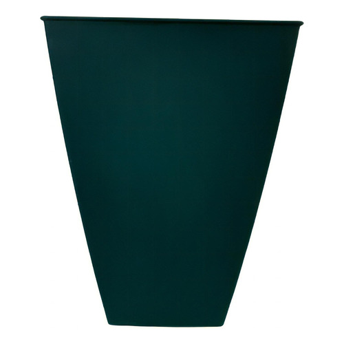 Maceta Plastico Matri Modelo Piramidal N 25 Color Verde Oscuro