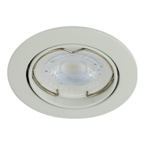 Tecnolite Lampara Empotrable Techo Dirigible Mr16 Blanco Gu5.3 YD-330/B