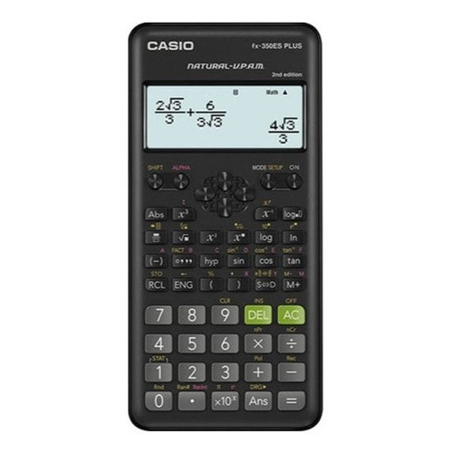 Calculadora Cientifica Casio Fx-350esplus 2da edicion Negro