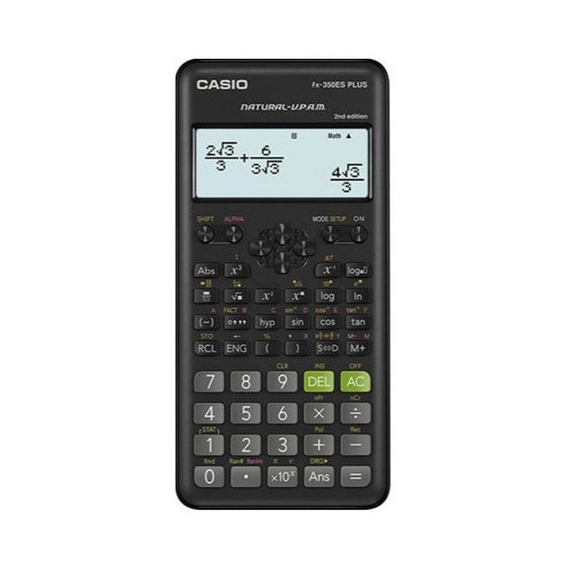 Calculadora Cientifica Casio Fx-350esplus 2da edicion Negro