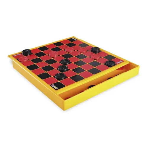 Juego De Mesa Damas Tablero Corredizo Rondi