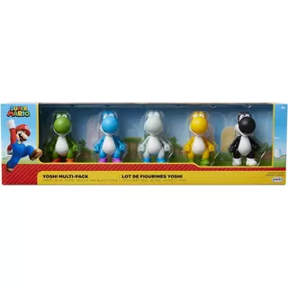 Set Super Mario Figuras De 2.5 Incluye 5 Yoshi Nintendo