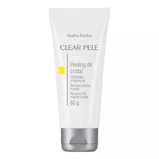  Peeling De Cristal Clear Pele Abelha Rainha 60g