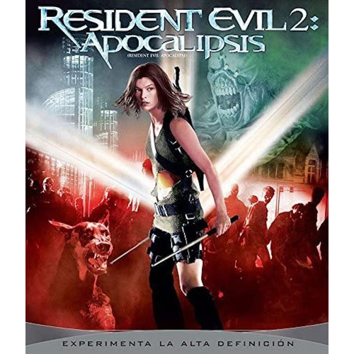 Resident Evil 2 Apocalipsis Milla Jovovich Pelicula Blu-ray
