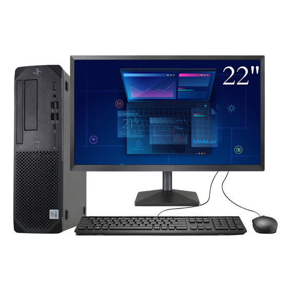 Hp Workstation Z2 G4 I7 9na Gen 32 Gb Ram 240 Gb Ssd 22''