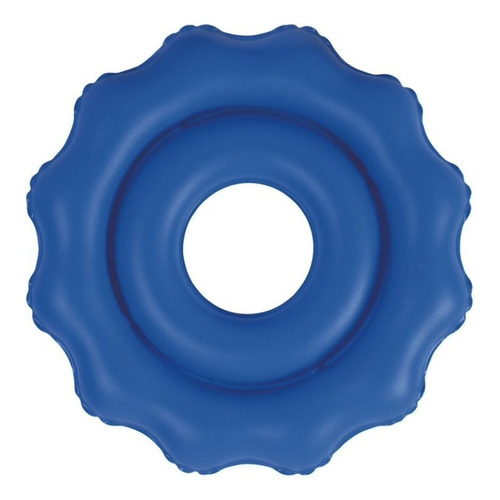 Almohadón Multipropósito Circular Am01 Silfab Color Azul